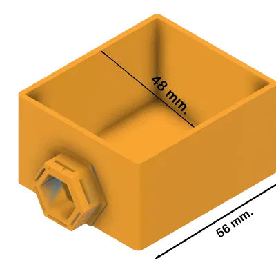 Giá đỡ hai chai keo cho tường lưu trữ tổ ong