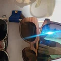 Giá treo kính mát bằng tre cho tường - Thumbnail 2
