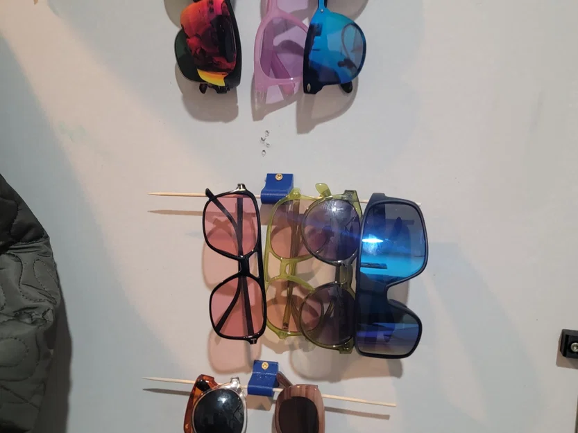 Giá treo kính mát bằng tre cho tường - Image 3