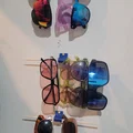 Giá treo kính mát bằng tre cho tường - Thumbnail 3