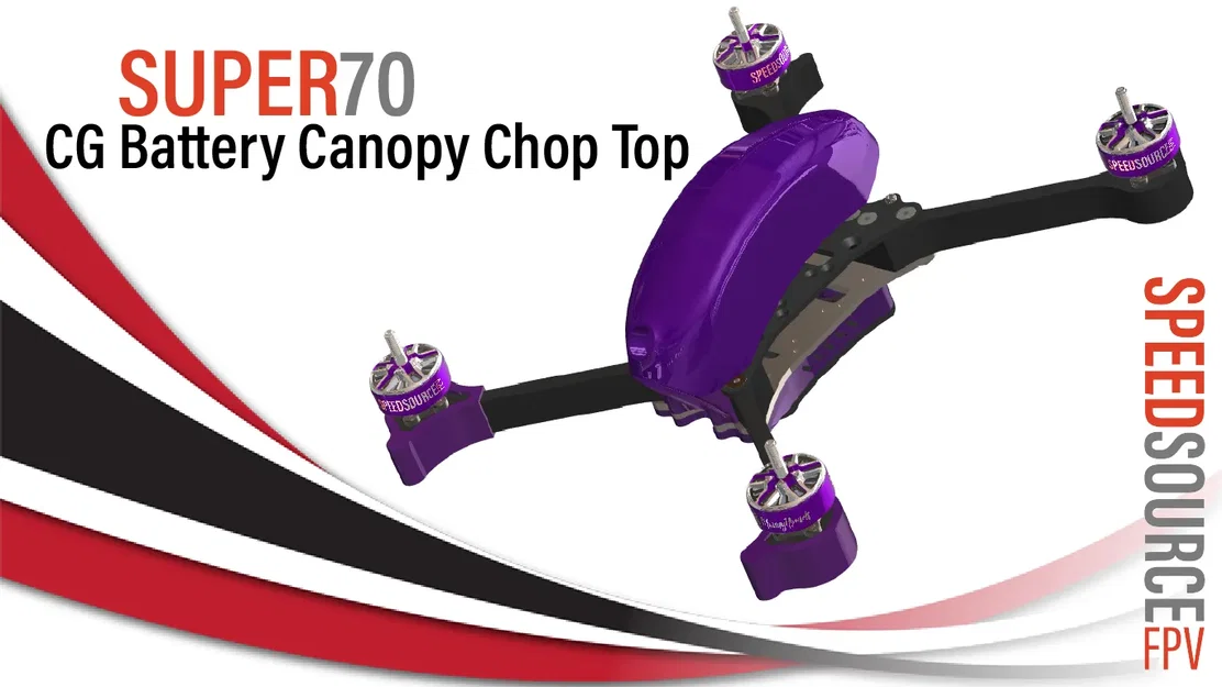 Khung máy bay điều khiển từ xa SpeedSource Super 70 - Image 2