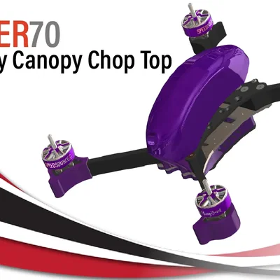 Khung máy bay điều khiển từ xa SpeedSource Super 70