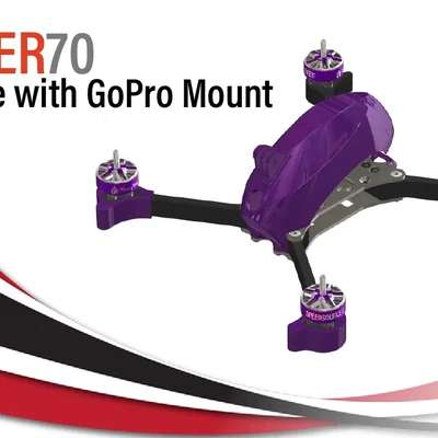 Khung máy bay điều khiển từ xa SpeedSource Super 70