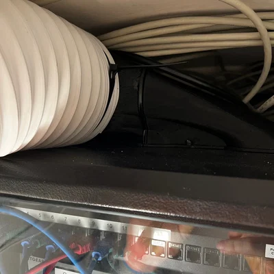 Bộ ống xả cho quạt làm mát tủ mạng 3 x 120mm