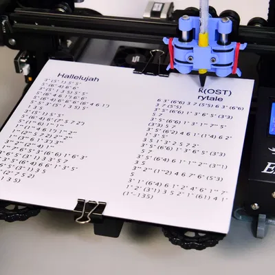 Giá đỡ và kệ cho bảng nhạc Kalimba (+20 bài hát in được)