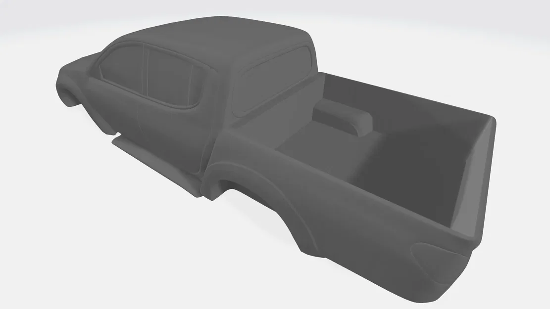 Mô hình xe tải Mitsubishi L200 2009 không có bánh xe - Image 1