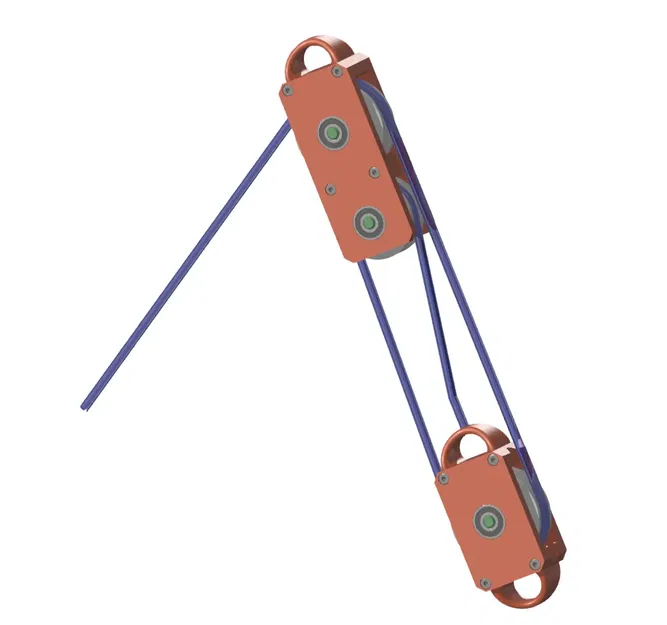 Mô hình cần cẩu với các linh kiện cơ khí cơ bản - Image 1