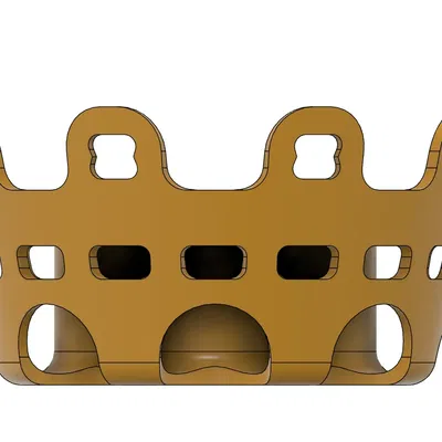 Bát trang trí phong cách vương miện