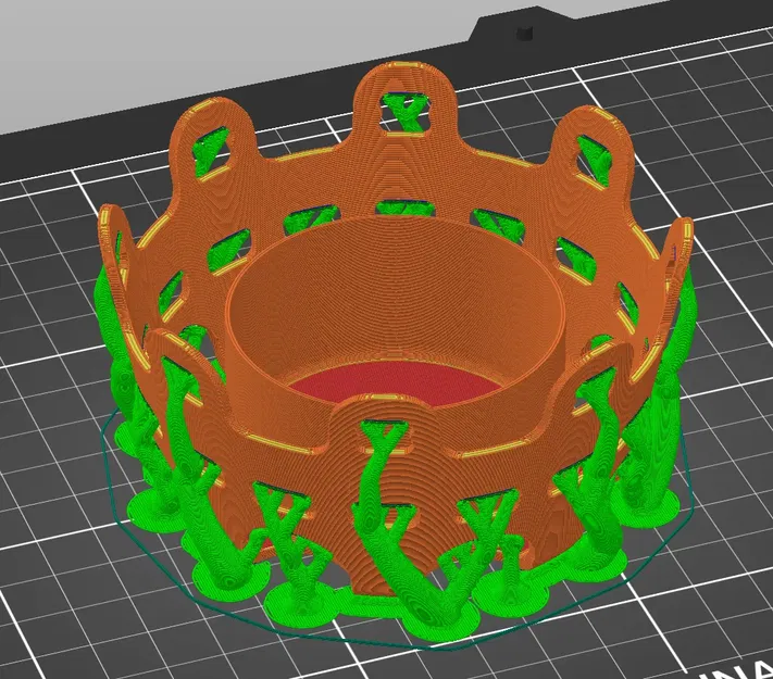 Bát trang trí phong cách vương miện - Image 3