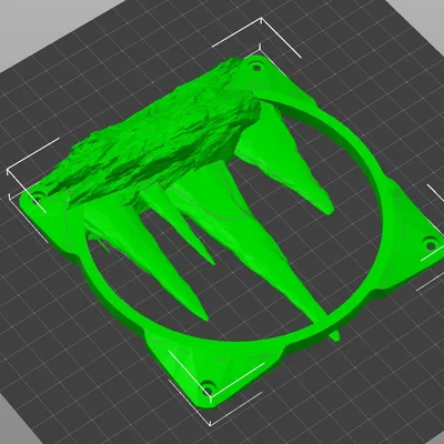 Quạt đá 3D 120mm với thiết kế độc đáo