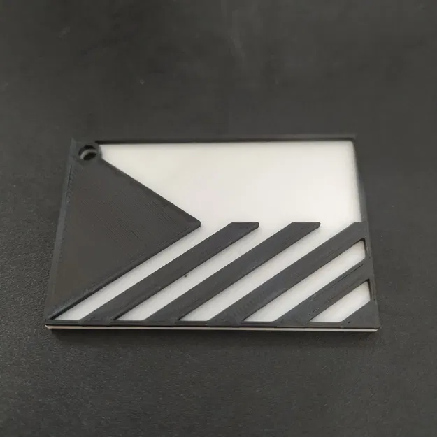 Cờ hai màu của Cộng hòa Séc kèm móc khóa - Image 2