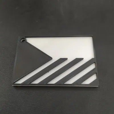 Cờ hai màu của Cộng hòa Séc kèm móc khóa