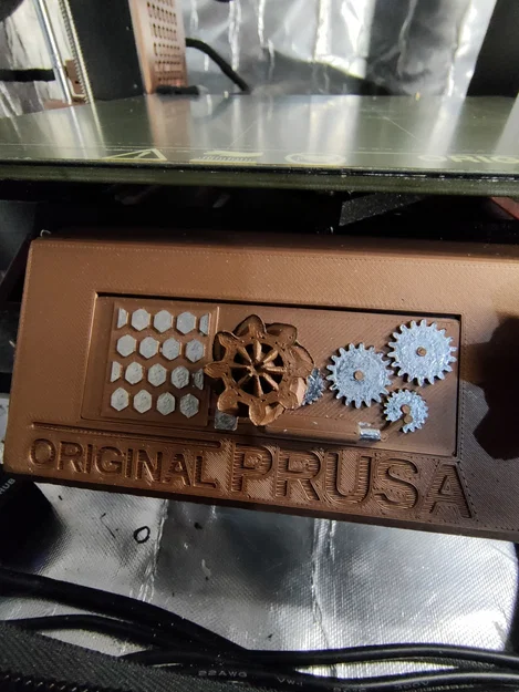Bọc bụi LCD phong cách steampunk cho máy in mk3s - Image 1