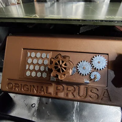 Bọc bụi LCD phong cách steampunk cho máy in mk3s