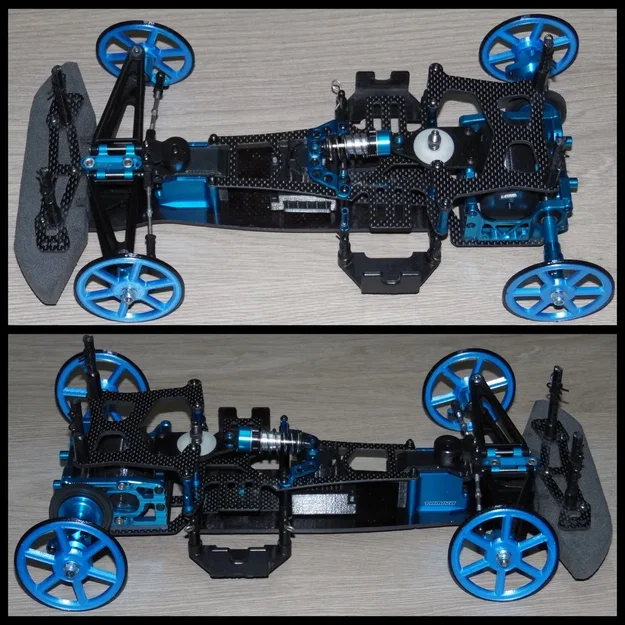 Bánh xe điều chỉnh cho đường đua 1/10 bằng PLA với gioăng TPU - Image 1
