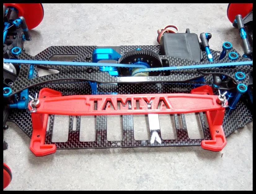 Giá đỡ pin cho Tamiya TA05 châssis carbon 3Racing - Image 1
