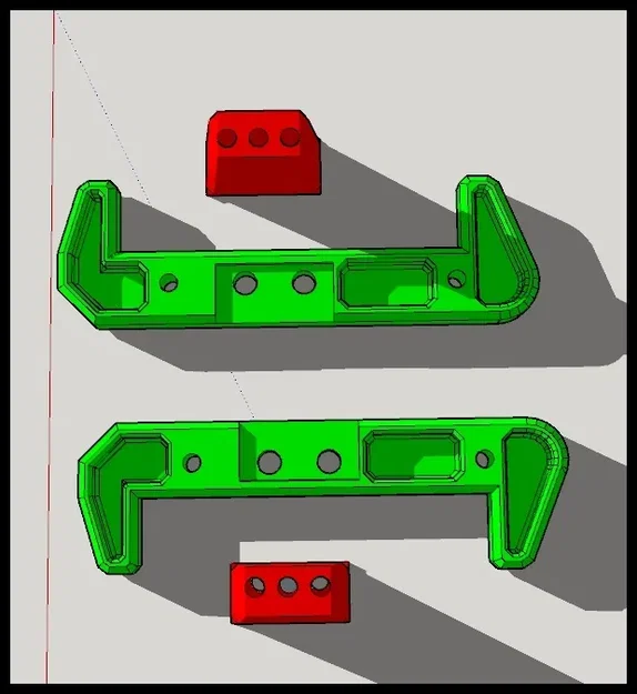 Giá đỡ pin cho Tamiya TA05 châssis carbon 3Racing - Image 4