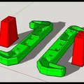 Giá đỡ pin cho Tamiya TA05 châssis carbon 3Racing - Thumbnail 6