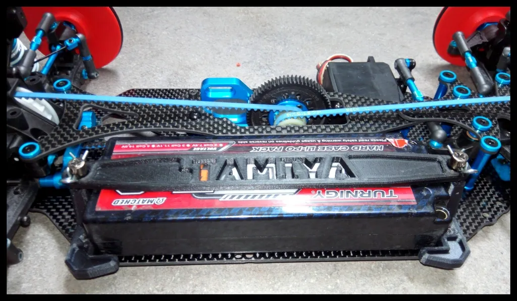 Giá đỡ pin cho Tamiya TA05 châssis carbon 3Racing - Image 8