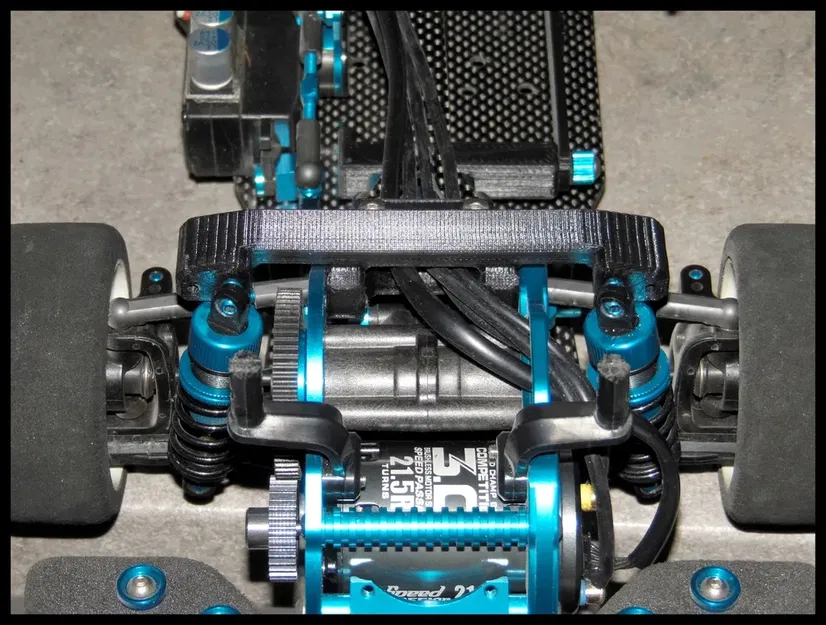 Giá đỡ giảm chấn Tamiya FF03 EVO lắp đặt dọc - Image 5