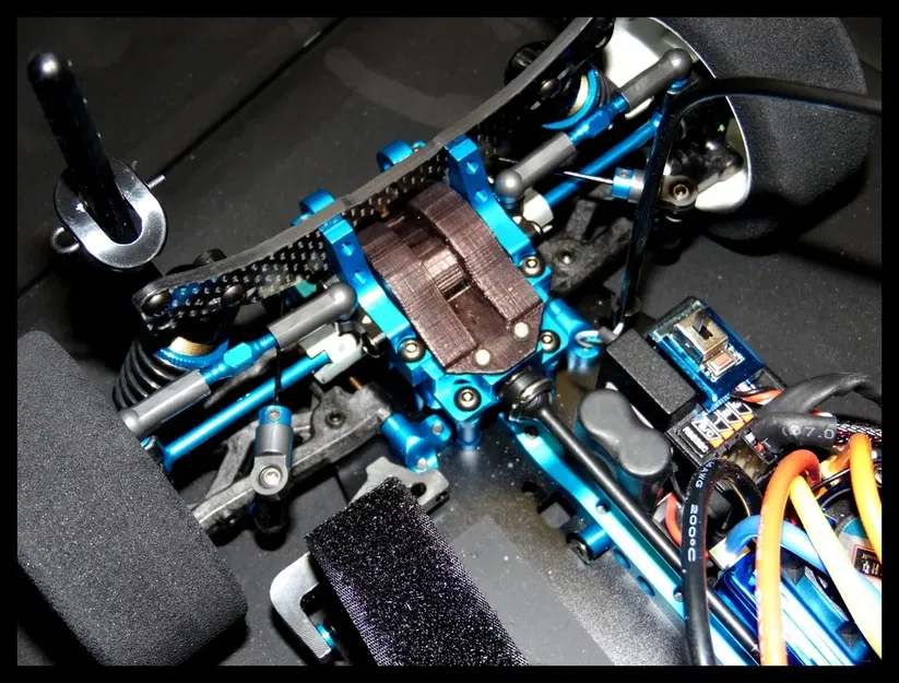 Nắp che bánh răng Tamiya TB EVO 7 - Image 6