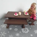 Ghế mini cho búp bê Evi kèm bàn và ghế - Thumbnail 1