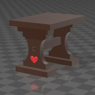 Ghế mini cho búp bê Evi kèm bàn và ghế