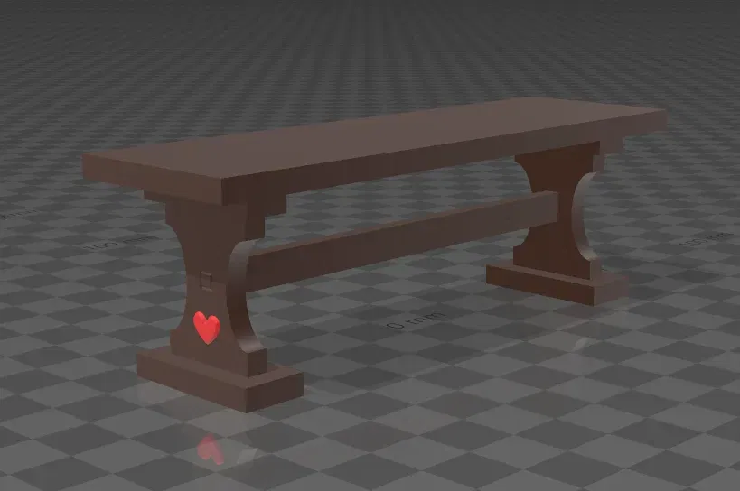 Ghế băng cho búp bê Evi - Image 2