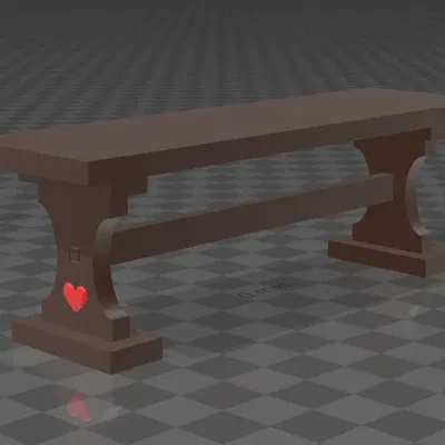 Ghế băng cho búp bê Evi