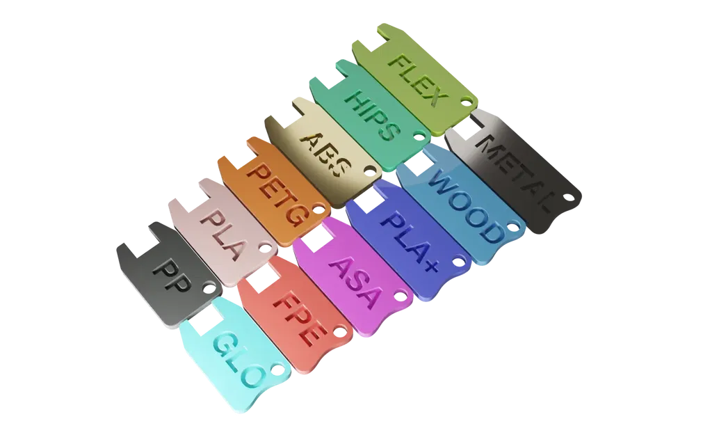 Kẹp mẫu filament với các chiều cao khác nhau cho máy in Prusa i3 - Image 1