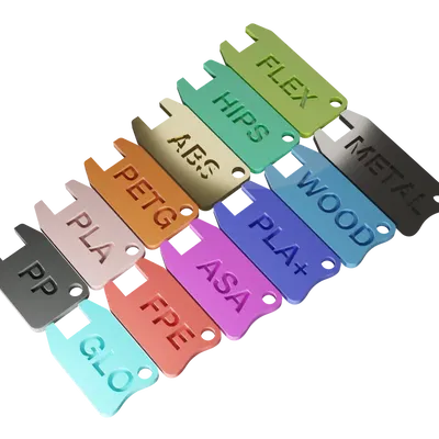 Kẹp mẫu filament với các chiều cao khác nhau cho máy in Prusa i3