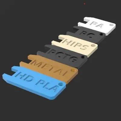 Bộ mẫu filament 26 loại cho máy in 3D i3 MK3S+