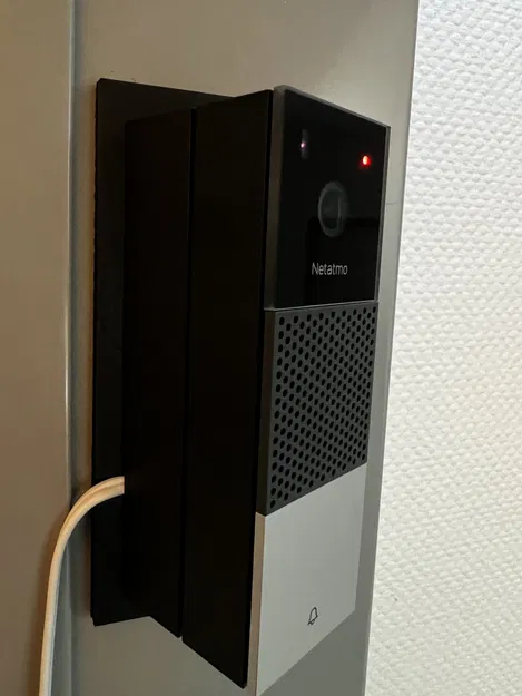 Bảng gắn video doorbell thông minh Netatmo sử dụng băng dính - Image 1