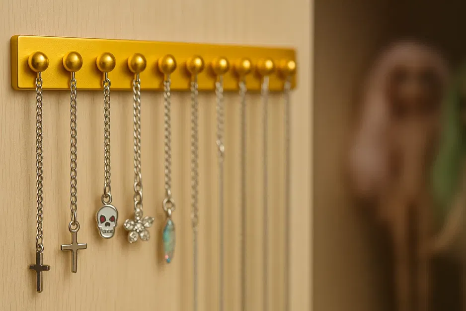 Giá đỡ dây chuyền trang sức 12 ngăn - Image 1