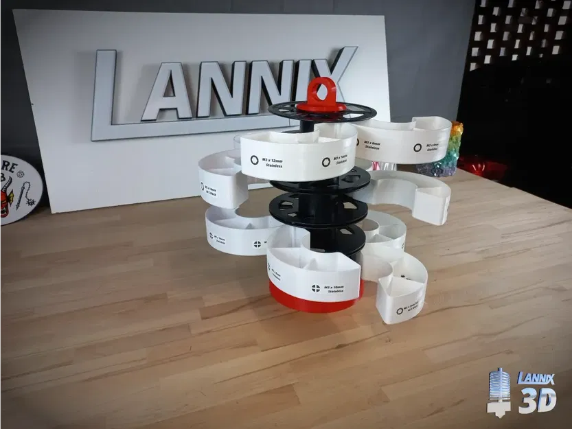 Giá đỡ tổ chức linh kiện từ cuộn filament Tecor - Image 6