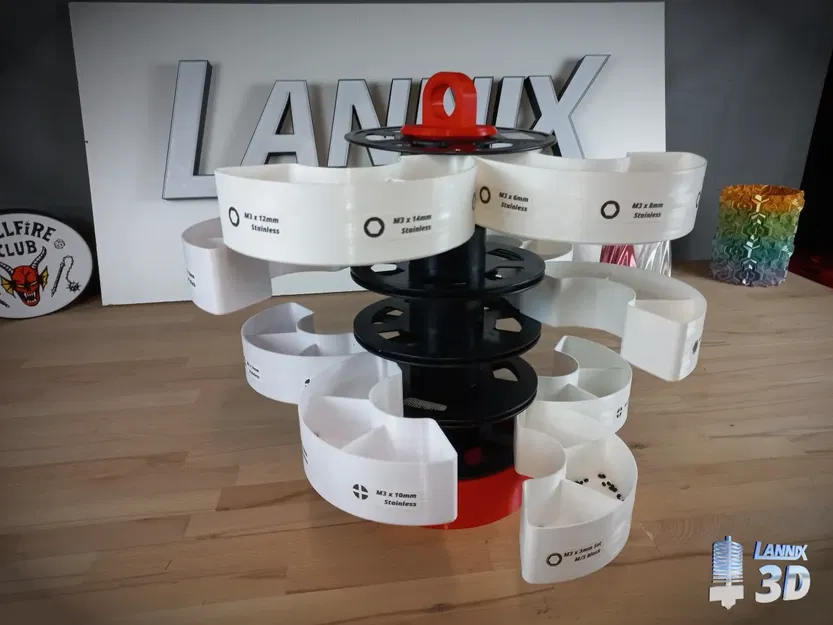 Giá đỡ tổ chức linh kiện từ cuộn filament Tecor - Image 7