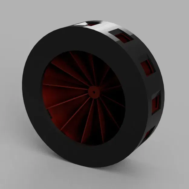 Siren cảnh báo bão xoáy thiết kế bằng Fusion 360 - Image 1