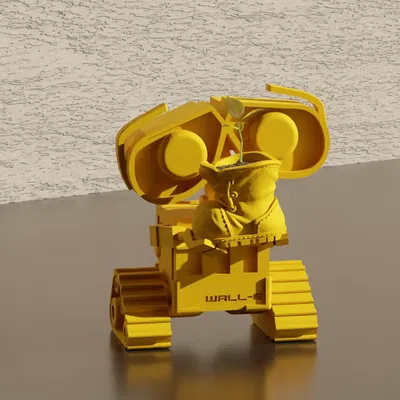 Chậu cây WALL-E phong cách Pixar