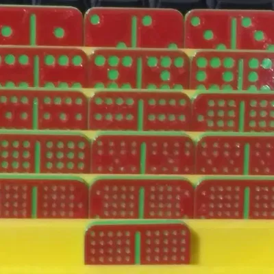 Domino đôi 25 cho trò chơi xếp hình