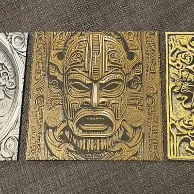 Khắc gỗ phong cách - In Hueforge