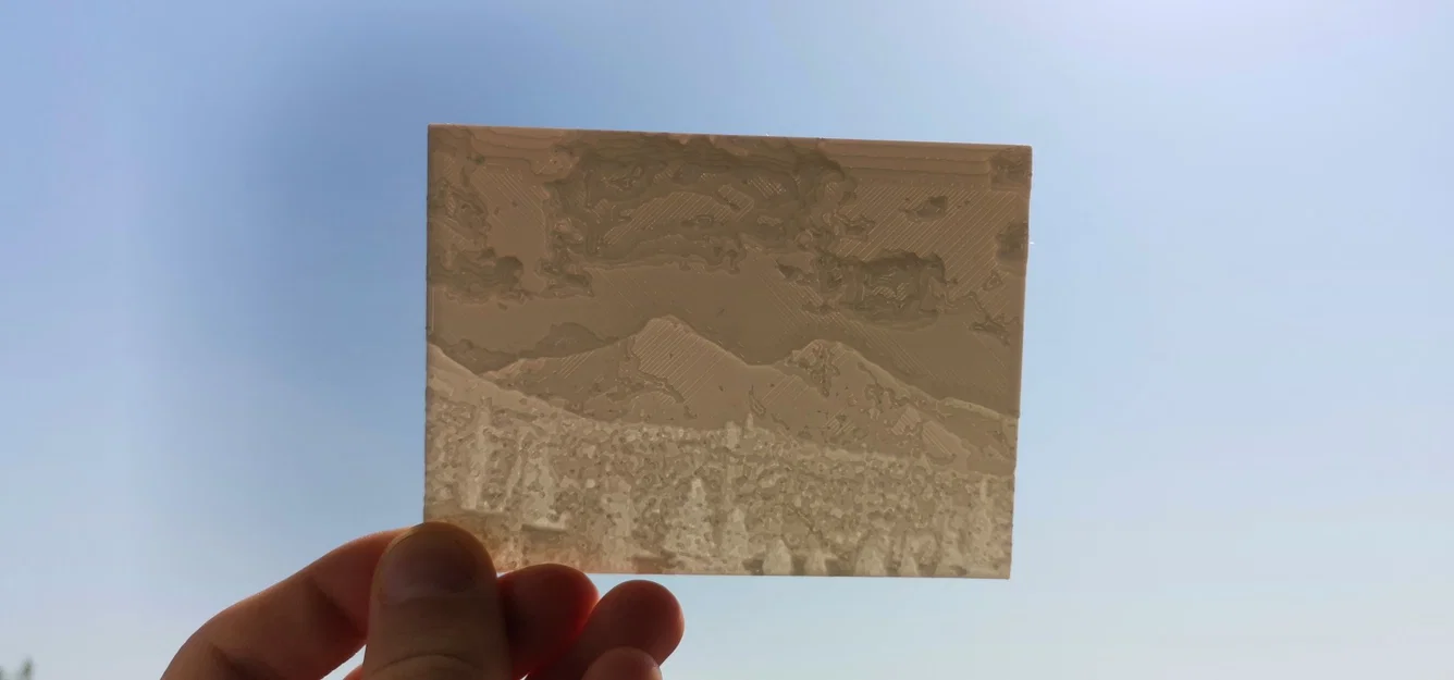 Lithophane Belianske Tatras với độ cao lớp 0.15mm - Image 1