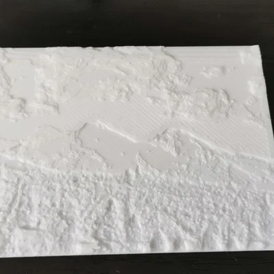 Lithophane Belianske Tatras với độ cao lớp 0.15mm