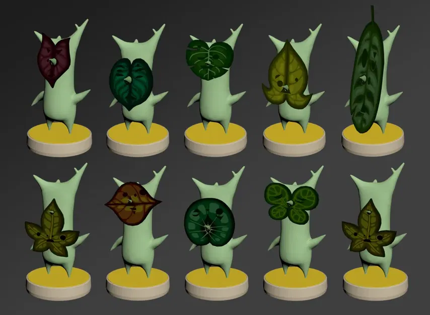 Mô hình Amiibo Korok với 9 biến thể khác nhau - Image 1