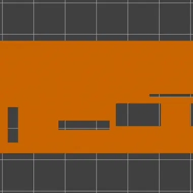 Mặt trước thay thế cho vỏ DeskPi Pro với khe cắm camera Pi