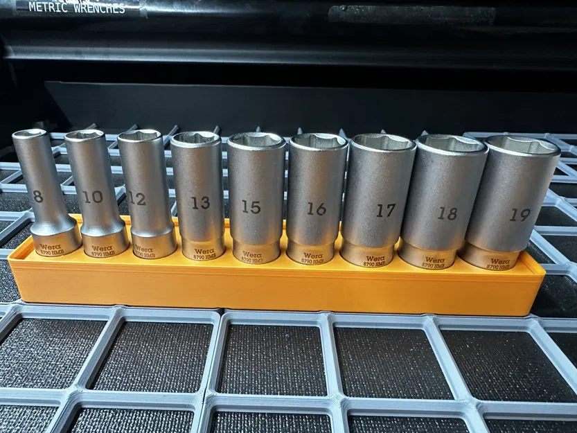 Giá đỡ bộ socket Wera 8790 HMB trong Gridfinity - Image 2