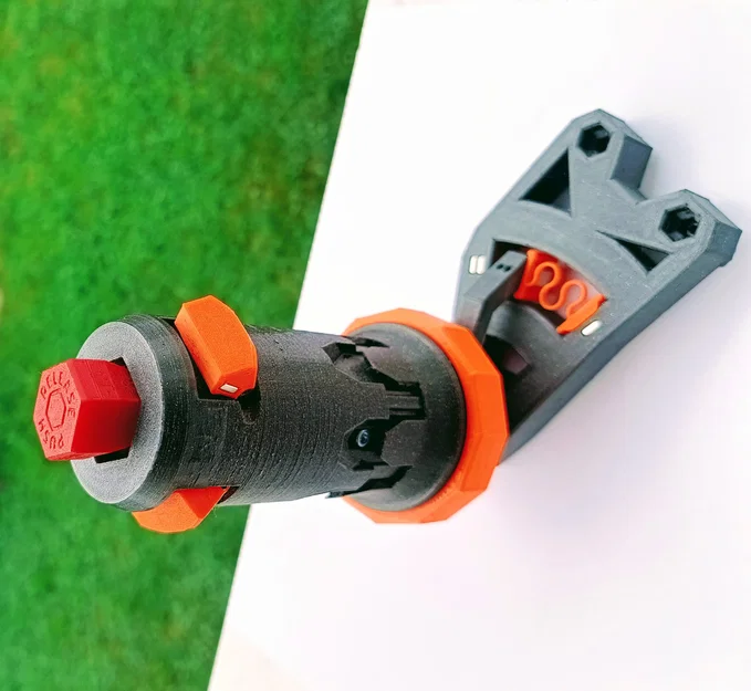 Giá đỡ cuộn filament tự động khóa với phanh từ cho Prusa - Image 1