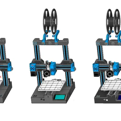 Thiết kế lại Artillery Genius kích thước 180x180x250 85% in 3D