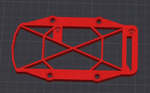 Giá đỡ treo tường cho AMS Hub và Buffer Bambu - Image 1