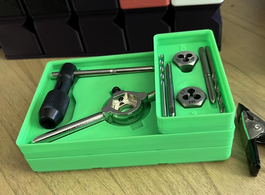 Giá đỡ mũi khoan và khuôn Gridfinity M5, M6, M7 cho bộ Irwin - Image 2