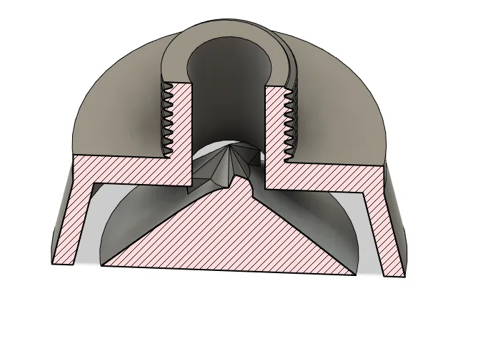 Van phân phối khí nén với ren BSP 1/4 - Image 1